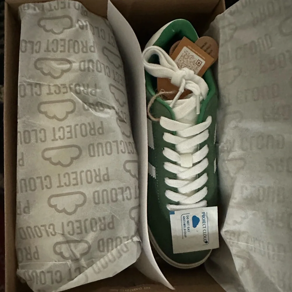 NWT Project Cloud Green and White Platform Sneakers - Picture 4 of 4